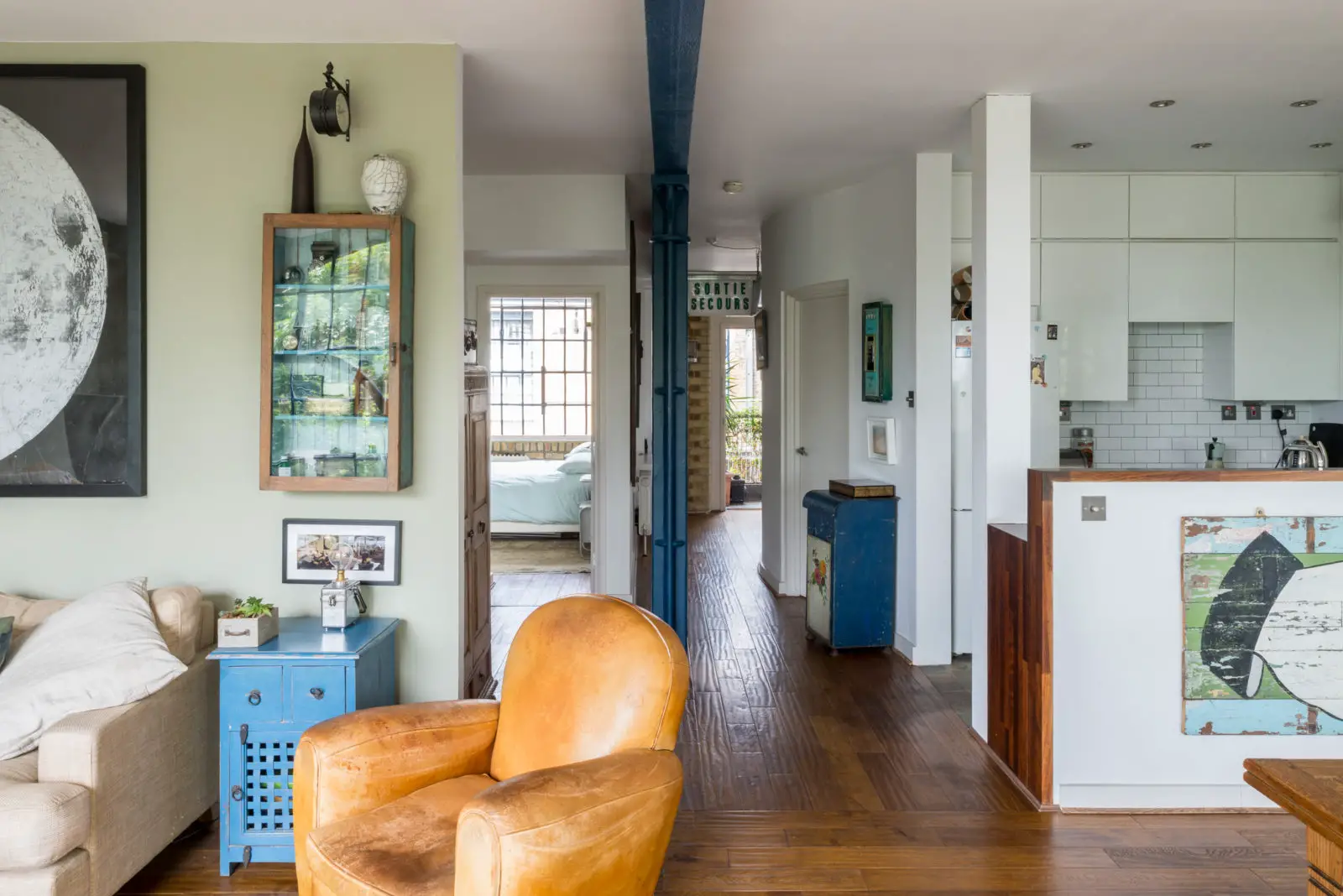 伦敦中心砖式拱窗优雅阁楼设计-4