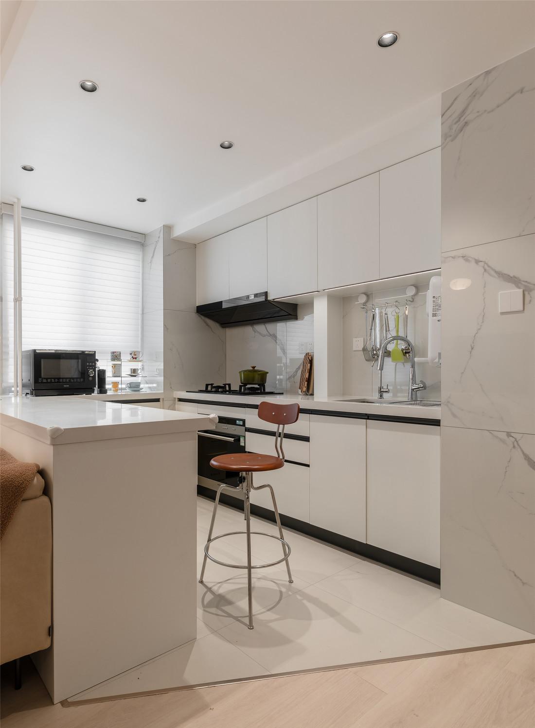 暖北欧风小户型,老破小变身-23