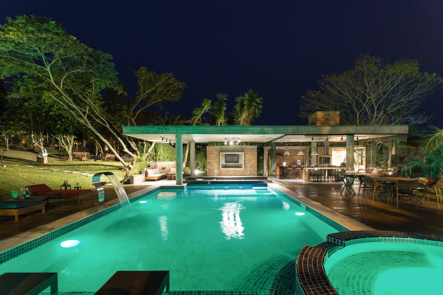 巴西 EL165 休闲小屋 | 混凝土与砖的巧妙结合-31