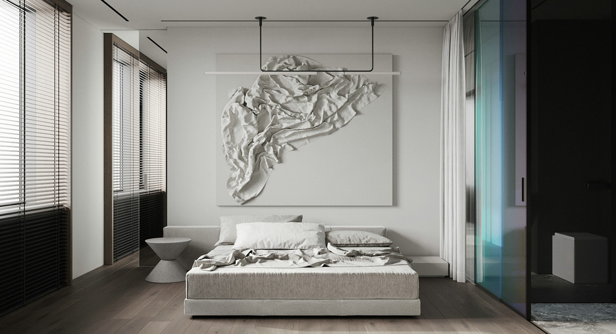 高级黑色系小空间公寓设计 既沉稳又有设计感！-6