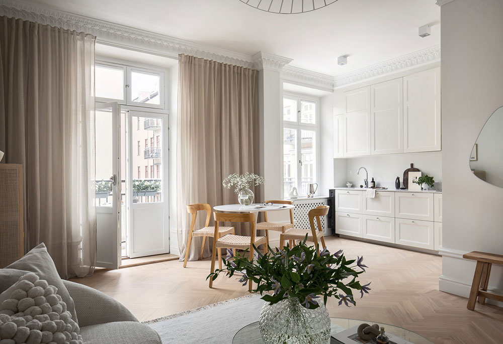 温馨典雅的北欧公寓设计-4