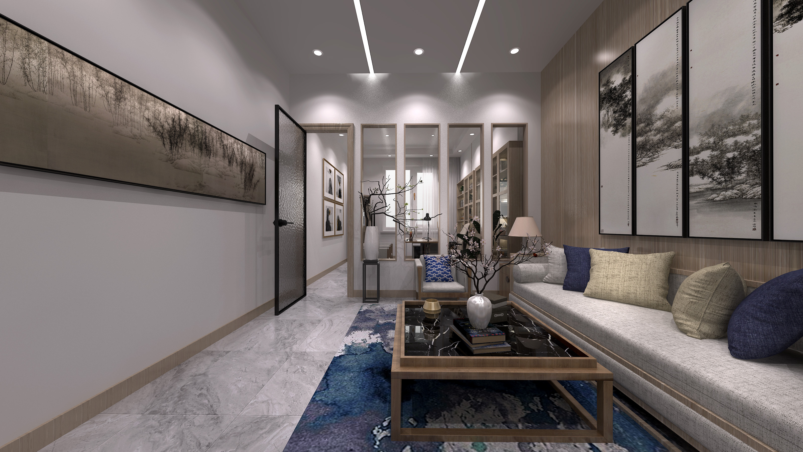 广西某学校办公室设计-4