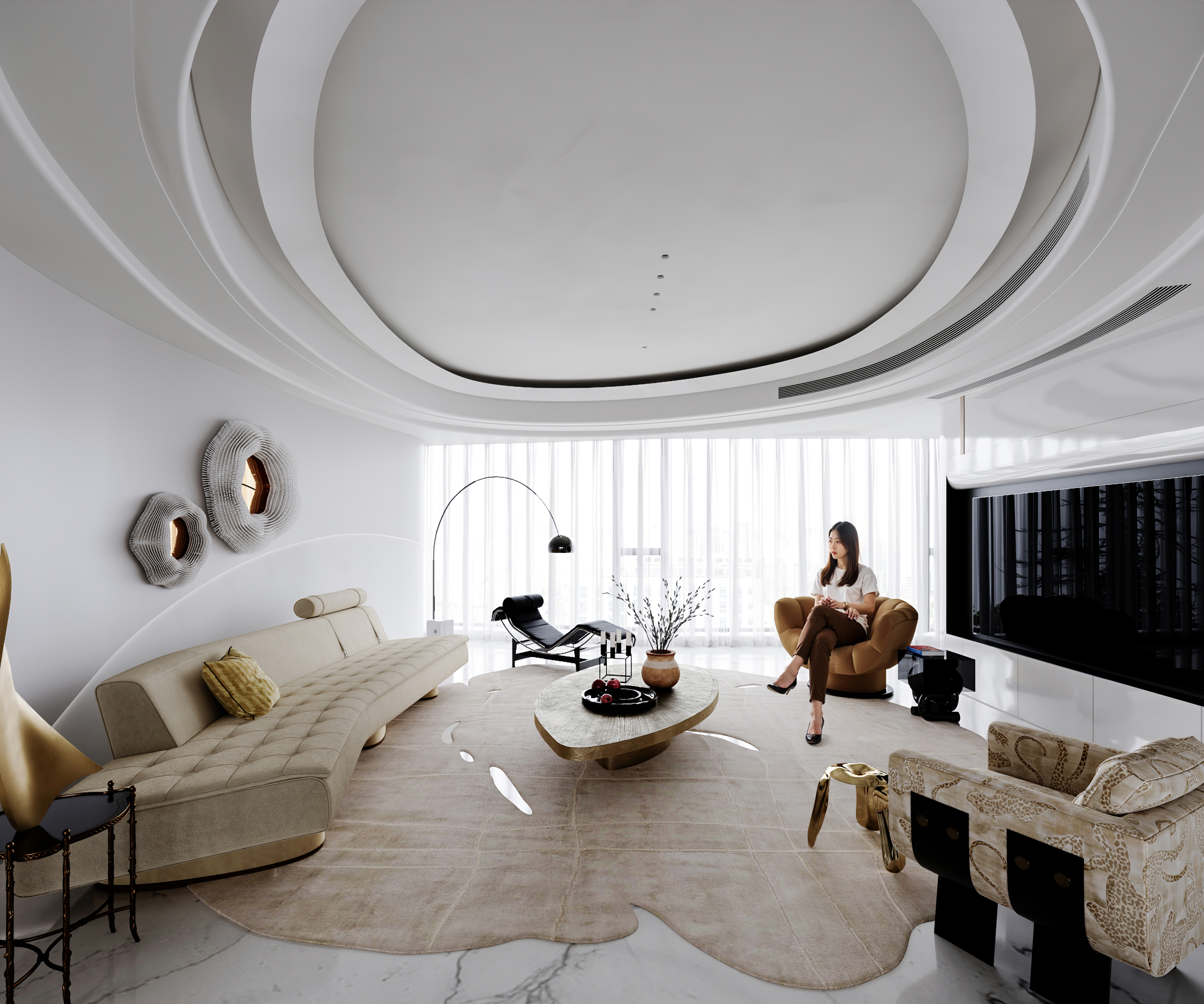 异形现代极简家装-0