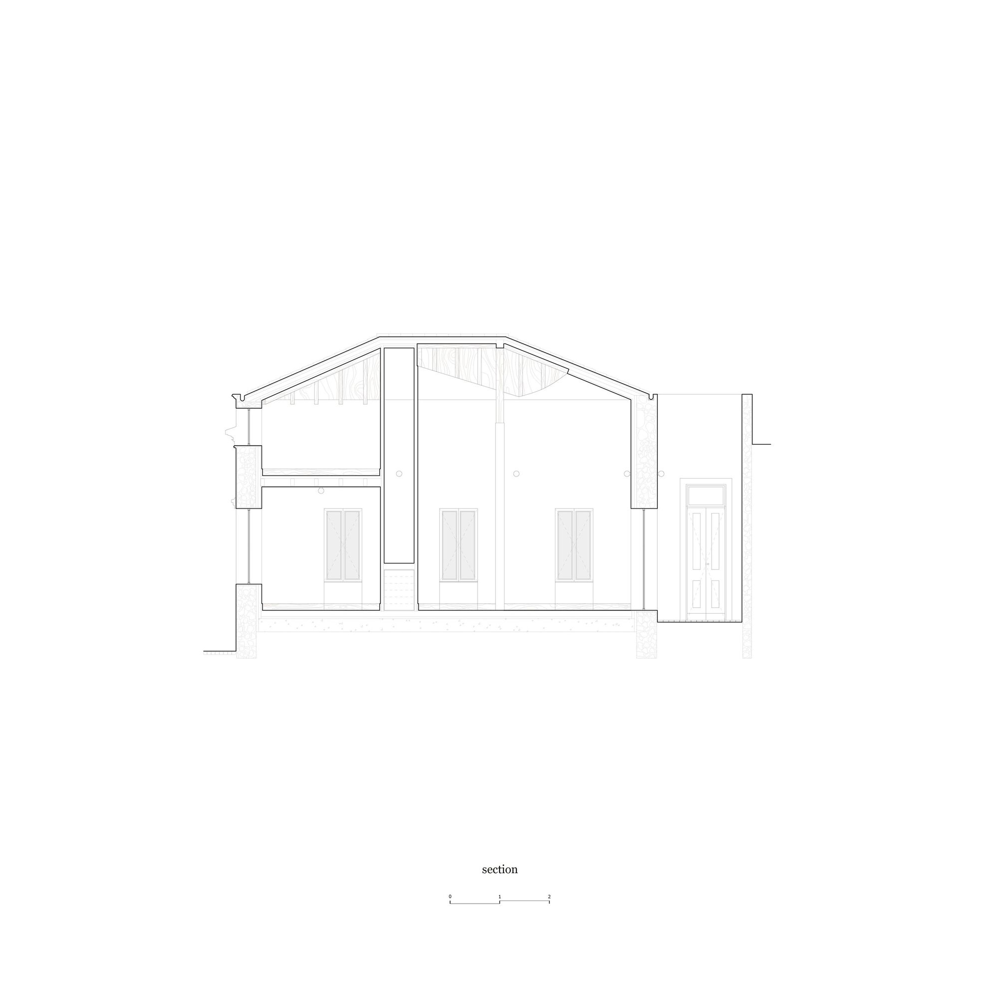 Cut(outs) House – Ceiling, Walls and Pillar / Corpo Atelier-33