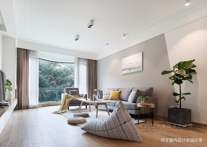 38万元三居100平米装修案例·【尺子室内设计】春日丨中国深圳丨深圳市尺子艺术设计有限公司-23