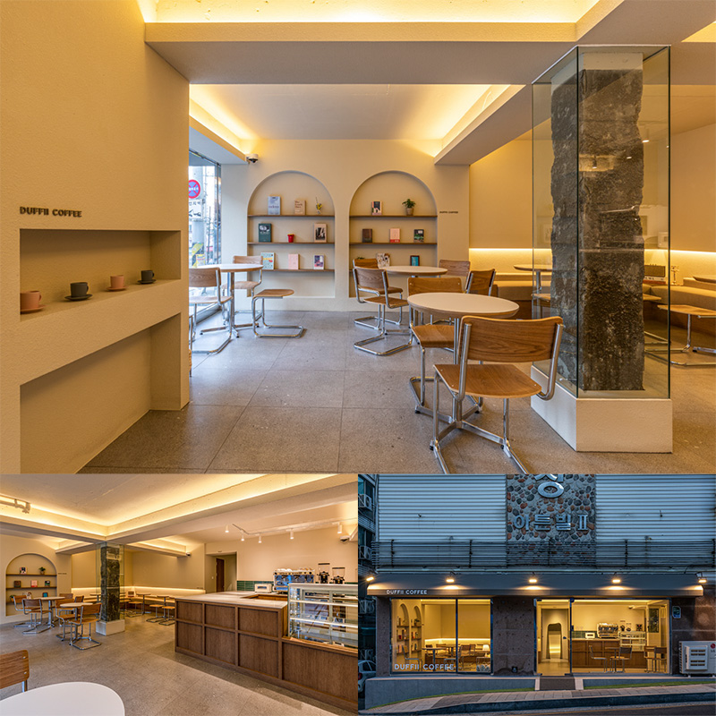 温暧的 18 坪咖啡厅设计 | 白色与木质的温馨空间-1