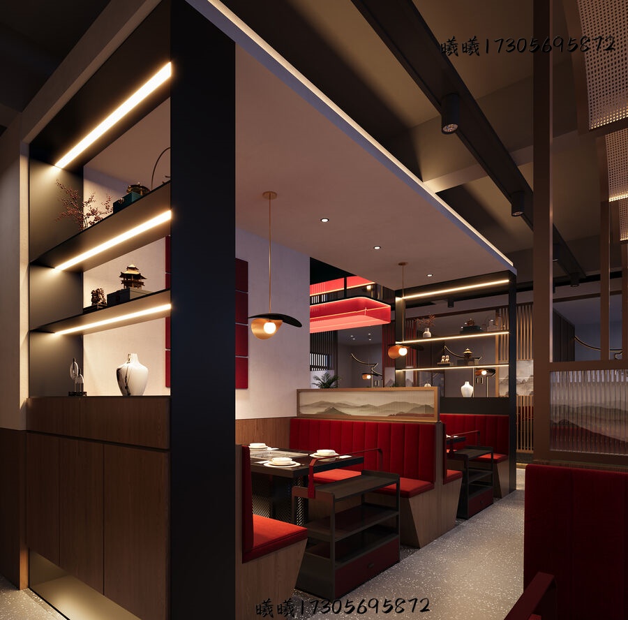 星夜公司  |  新中式火锅店，红墙金影里涮出东方味-6