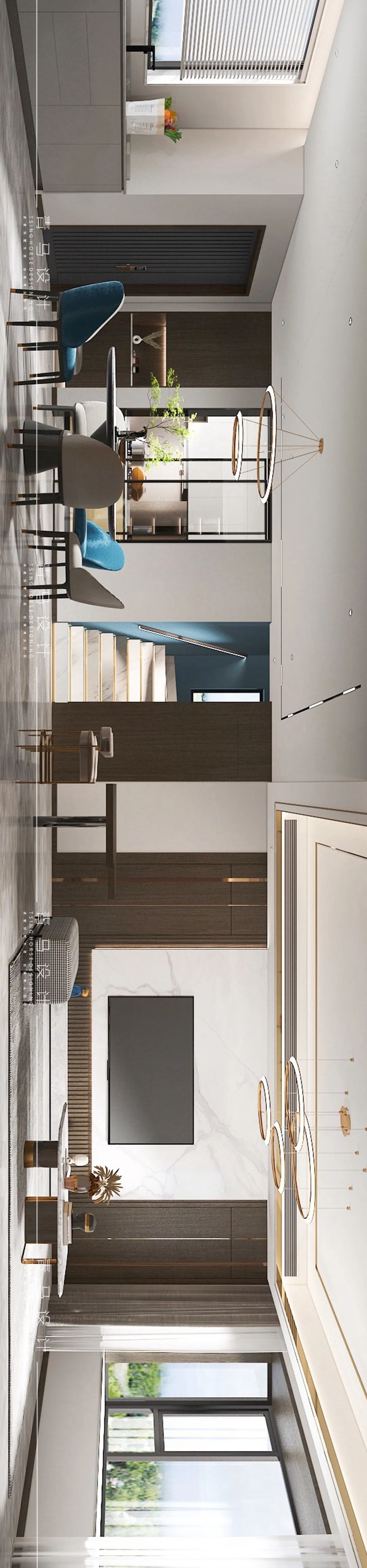 曲江大城·210㎡上叠现代简约别墅设计丨青马别墅空间设计-52