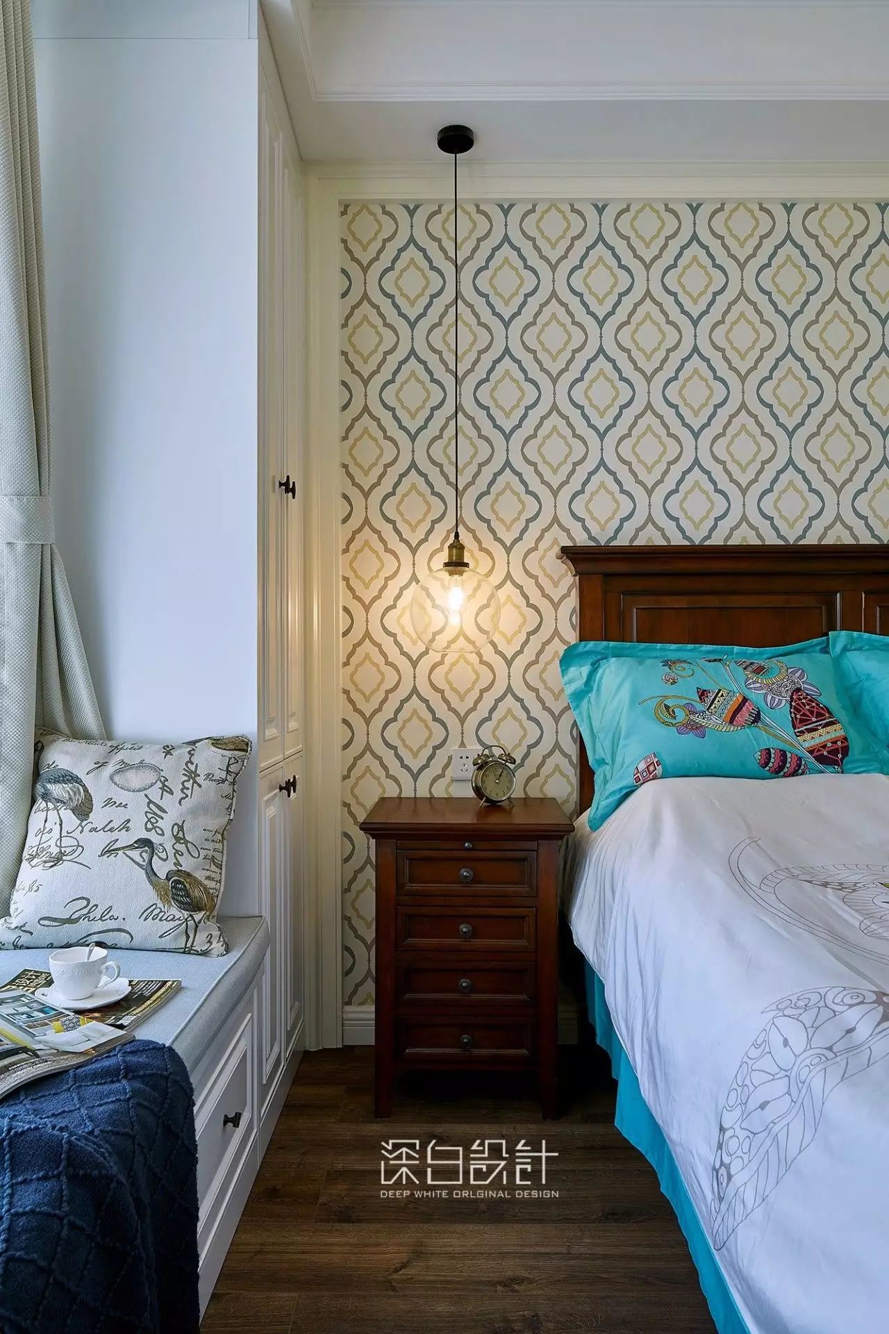 天津中粮大道美式混搭家居设计,感受小确幸的温馨时光-33