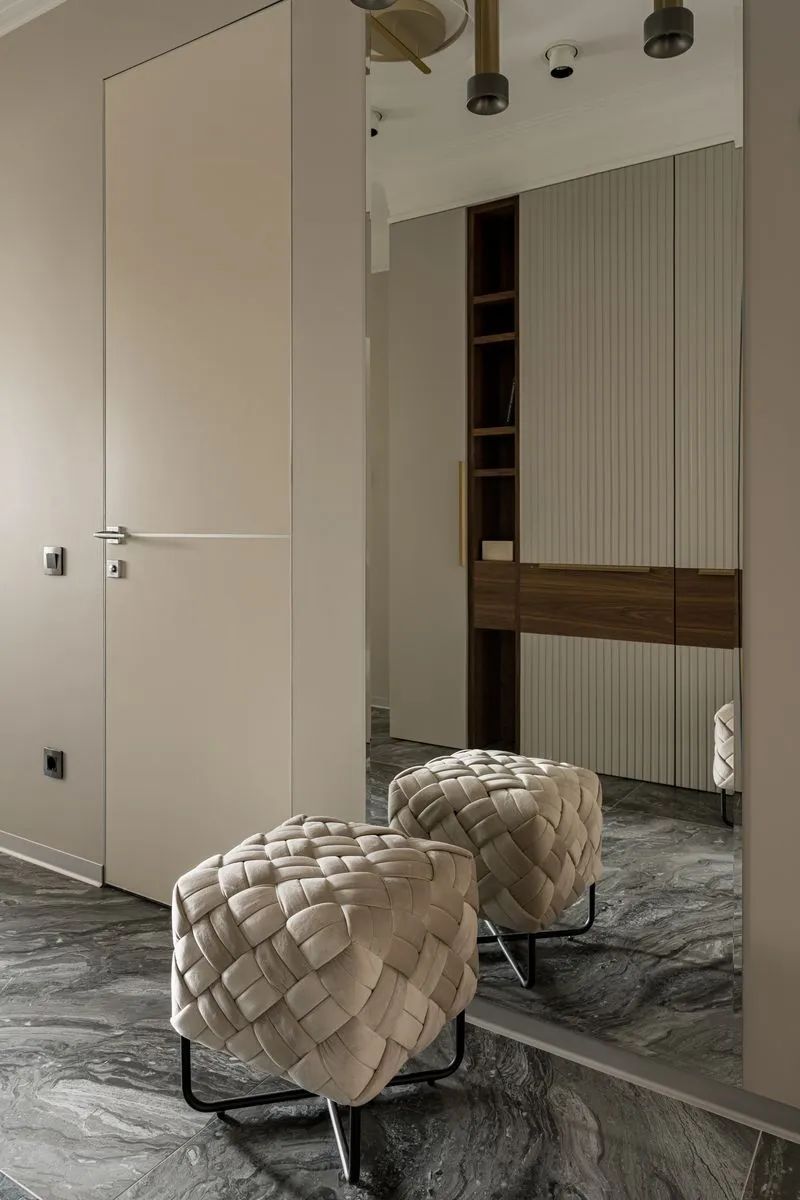 川谷堂 104㎡现代简约二人居丨Yulia Fambulova-44