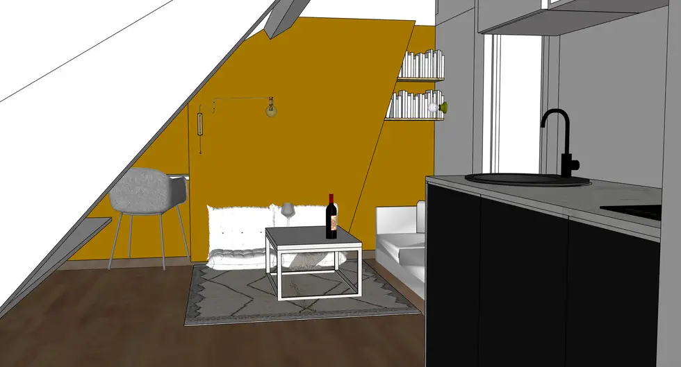 18m2 小空间，色彩搭配典范-8