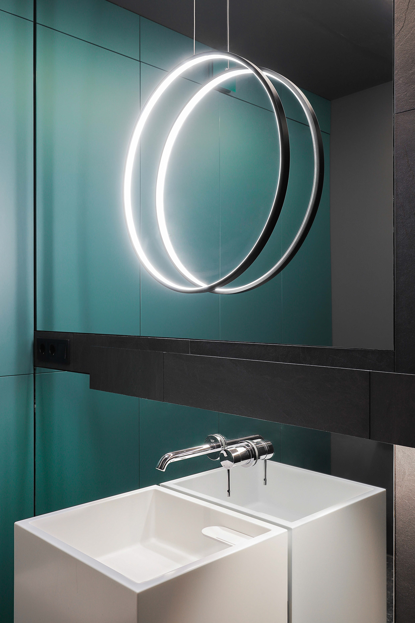 高级黑公寓设计丨乌克兰基辅-17