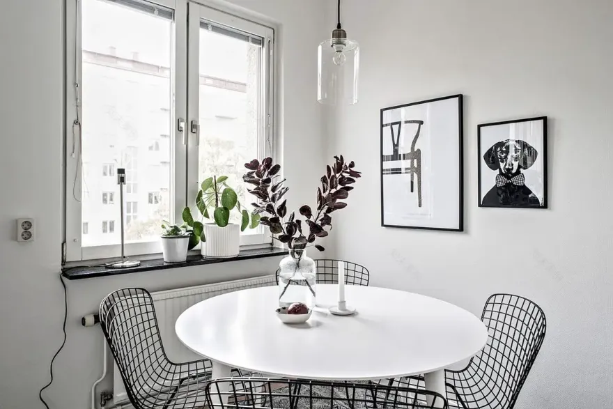 现代简约,绿色生活 | 两套不同面积的 Scandinave 风格公寓设计-9