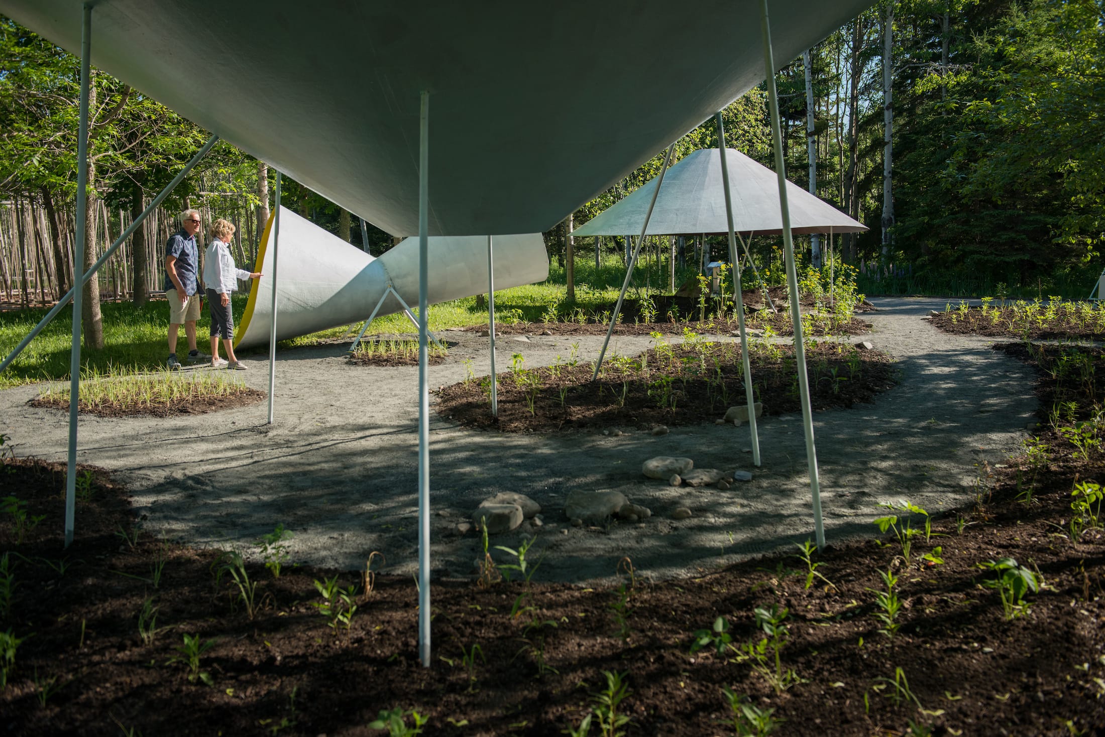 2019 加拿大国际花园节 | 彩色“岩石”结构装置引人入胜-77