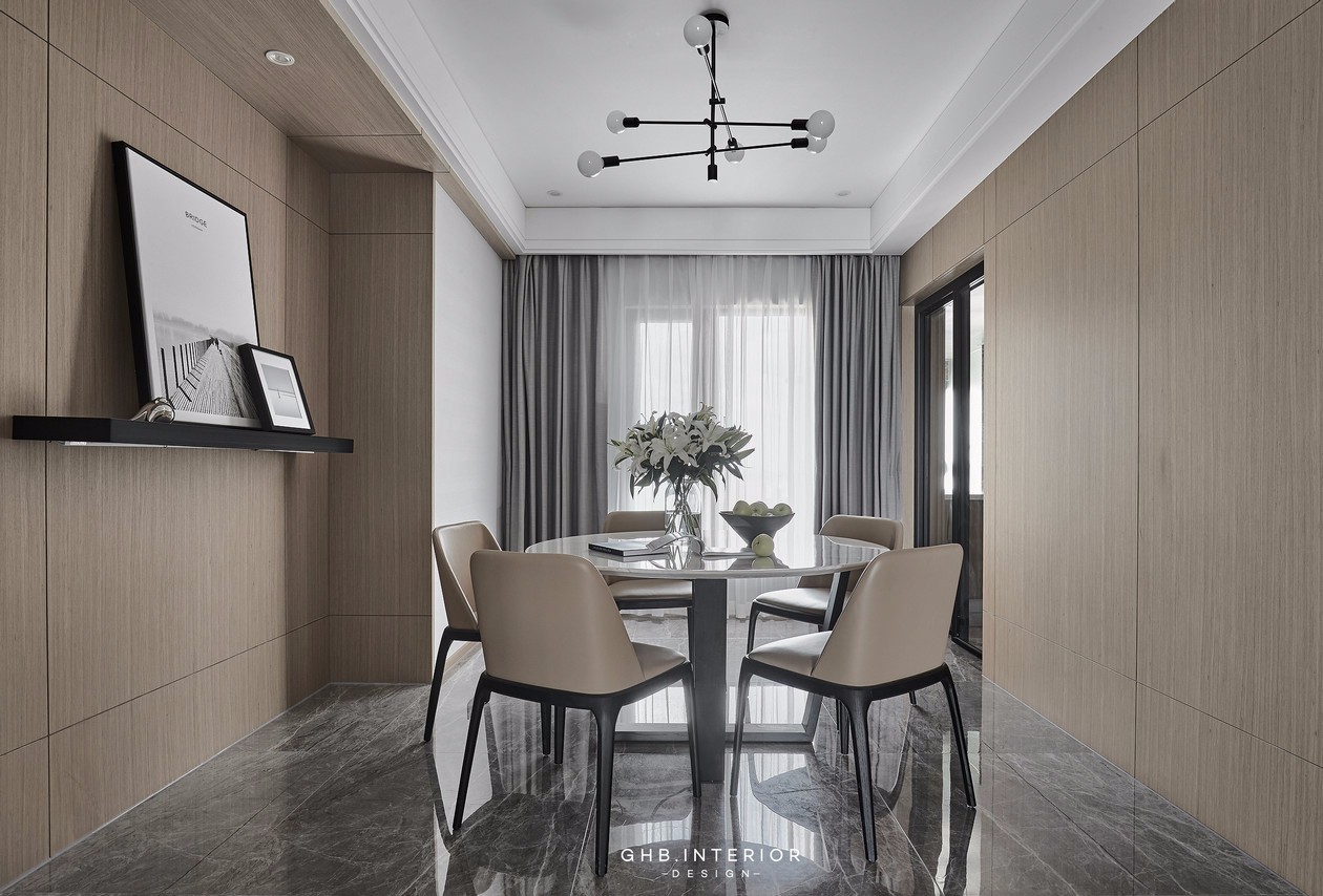 无锡五矿黄山湖壹号住宅 | GHB 空间设计打造静谧优雅空间-14