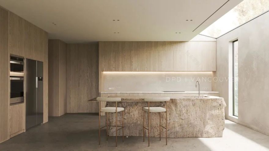 温哥华梁宅 | 简约侘寂,与自然共融-20