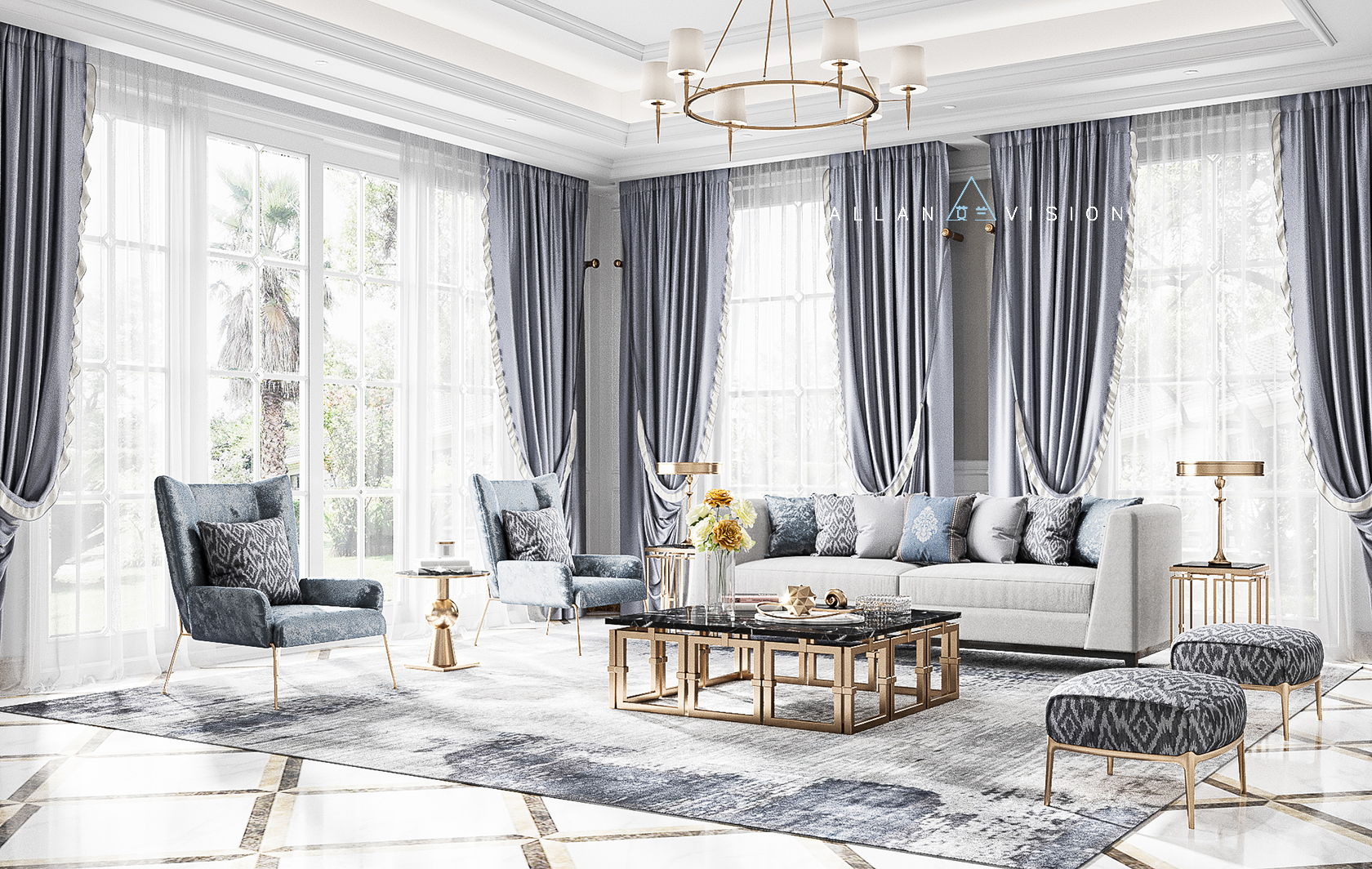 艾兰轻奢风，简约而不简单-1