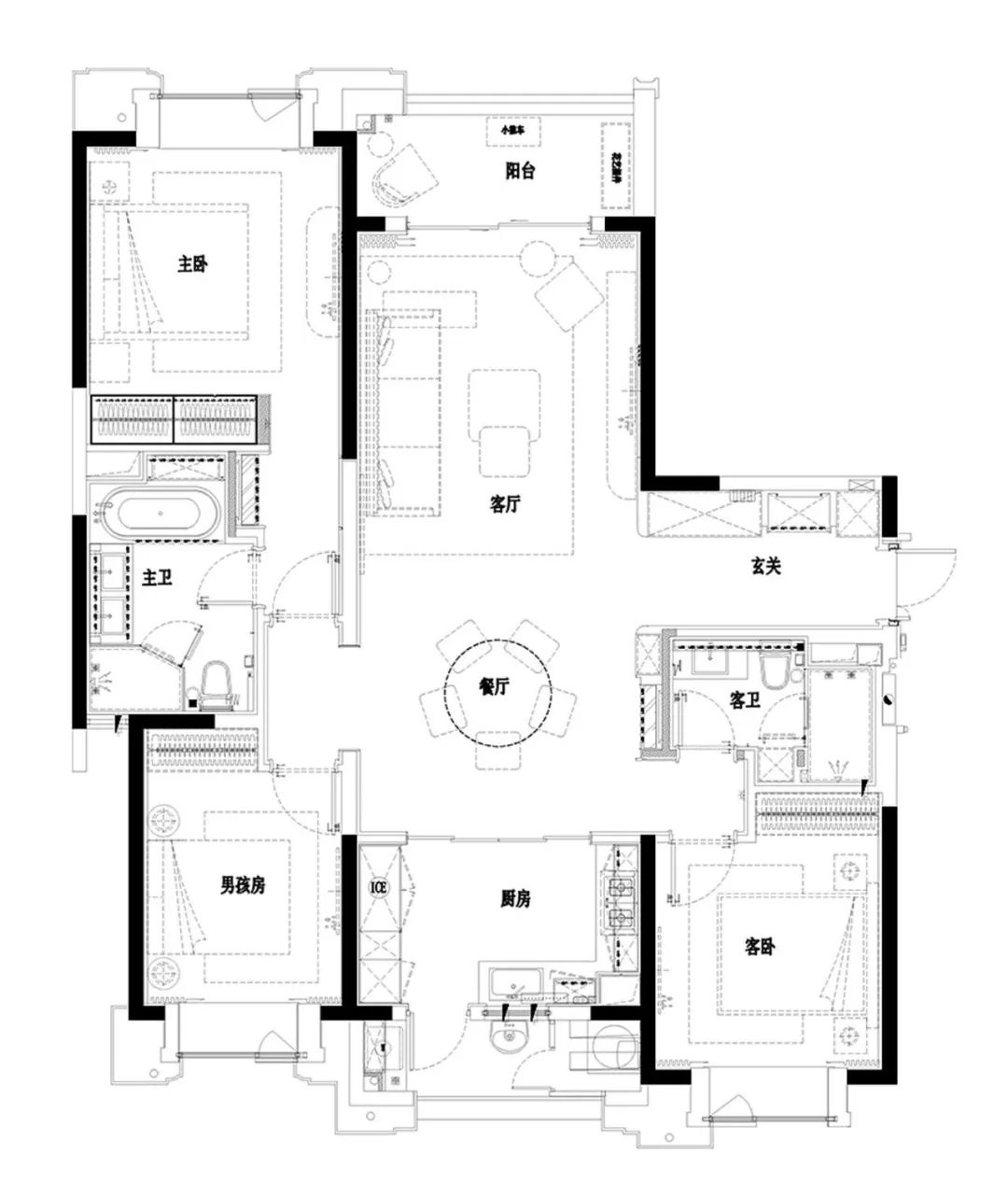 上海老西门中海建国里 154 户型样板房 | 品奢主义生活空间-59