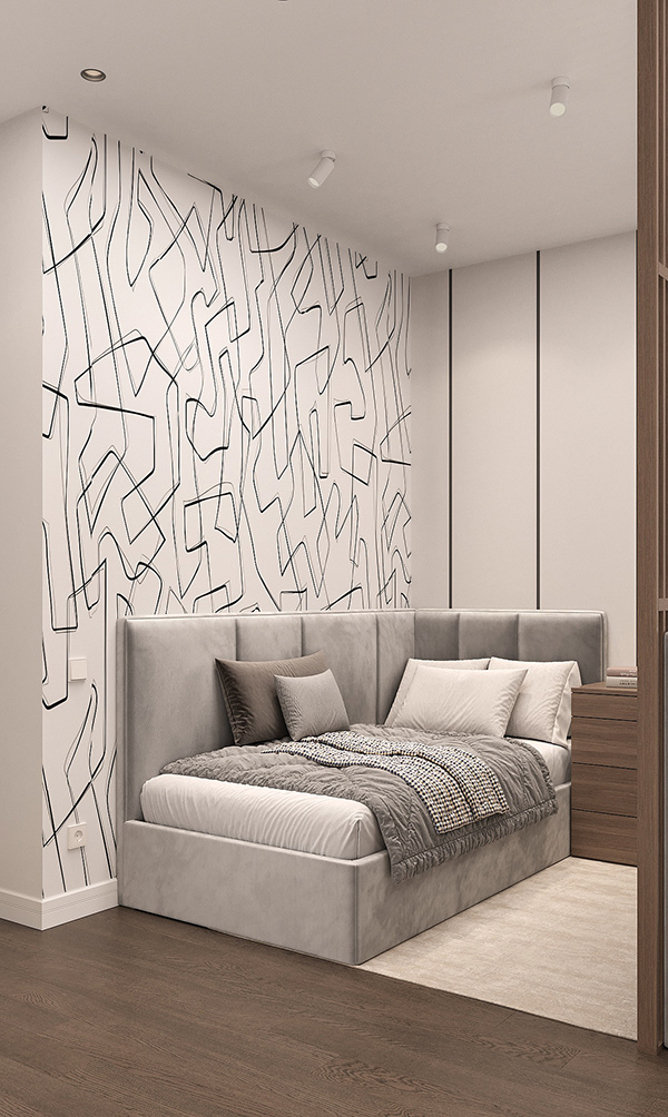 四口之家120平现代设计住宅-32