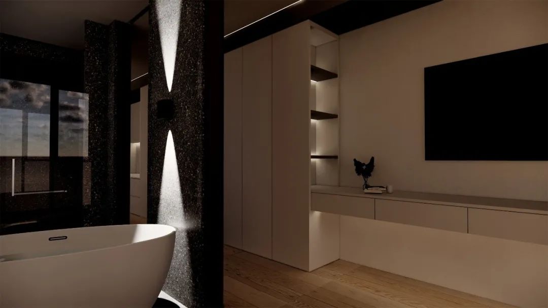 彭博设计 | H 宅 | 现代简约,互动生活-39