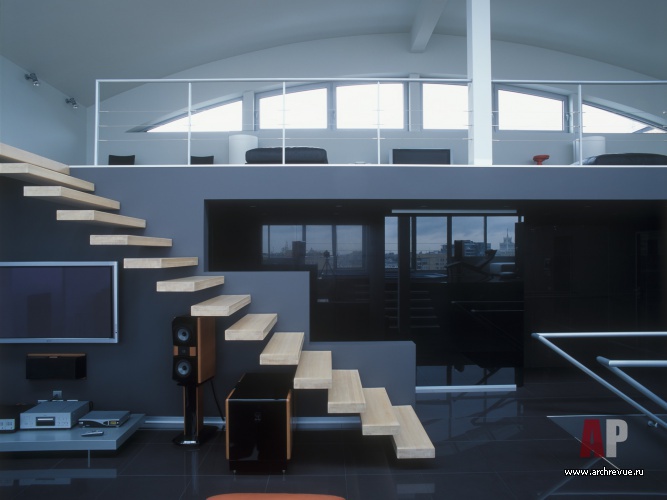 极简风格带泳池的顶层公寓室内设计丨Вишнепольская Юлия,Карцев Андрей等-24