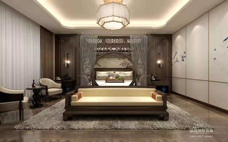 常州1200㎡独栋别墅新中式风格设计 | 融入自然,简约而不失典雅-19