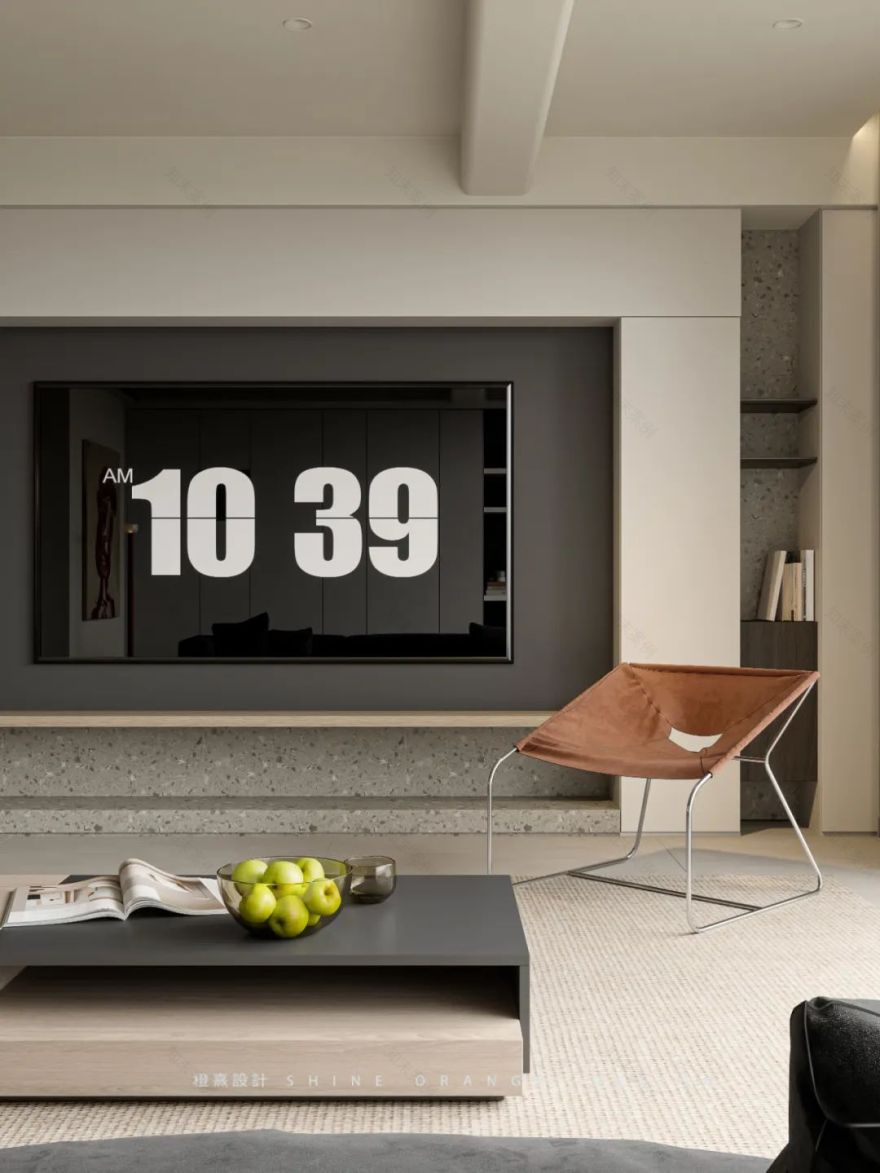 清夜无尘 月色如银 · 110㎡现代极简主义住宅丨中国宁波丨橙熹设计-17