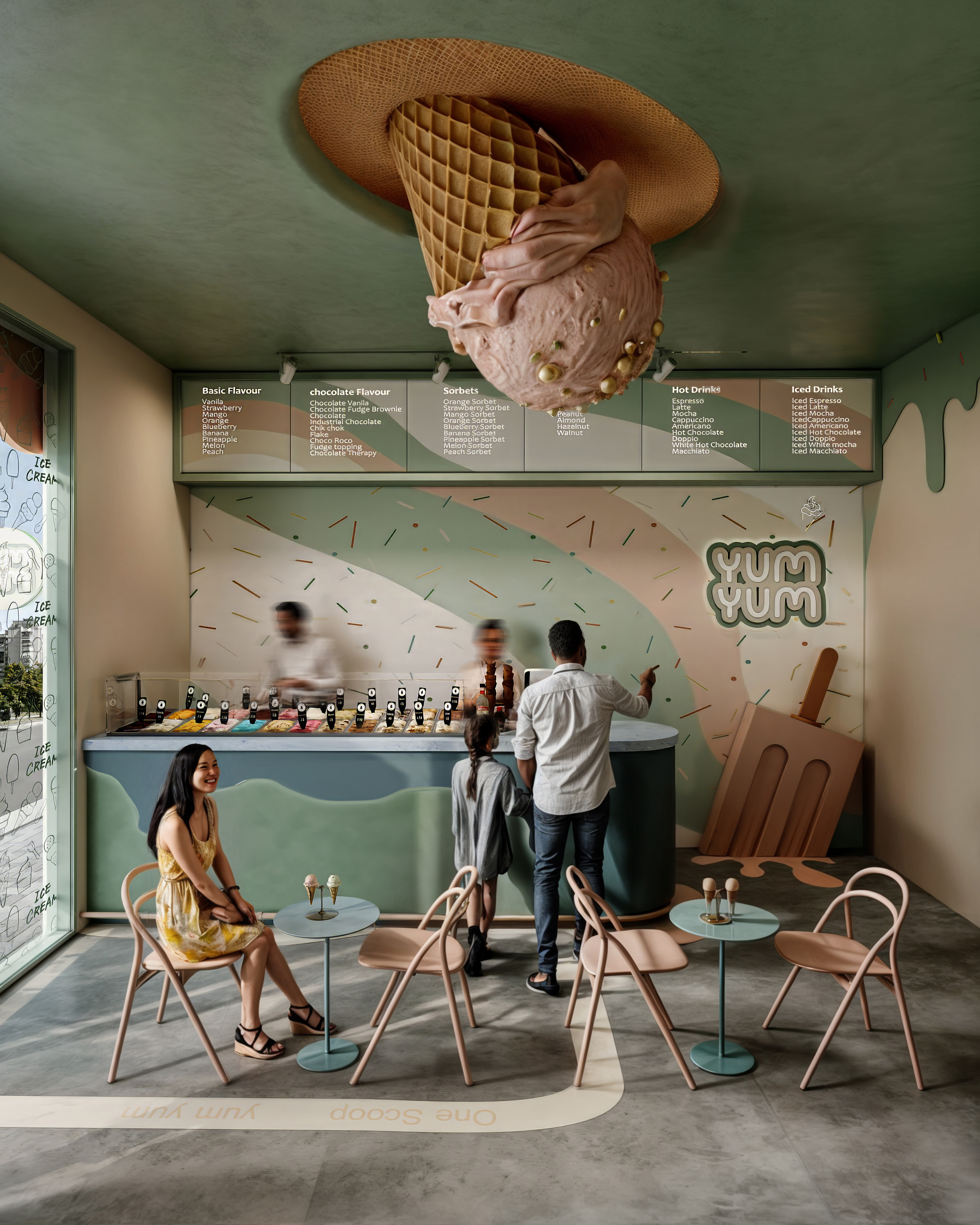 yum yum·冰淇淋店丨意大利丨A  Plus Studio-3