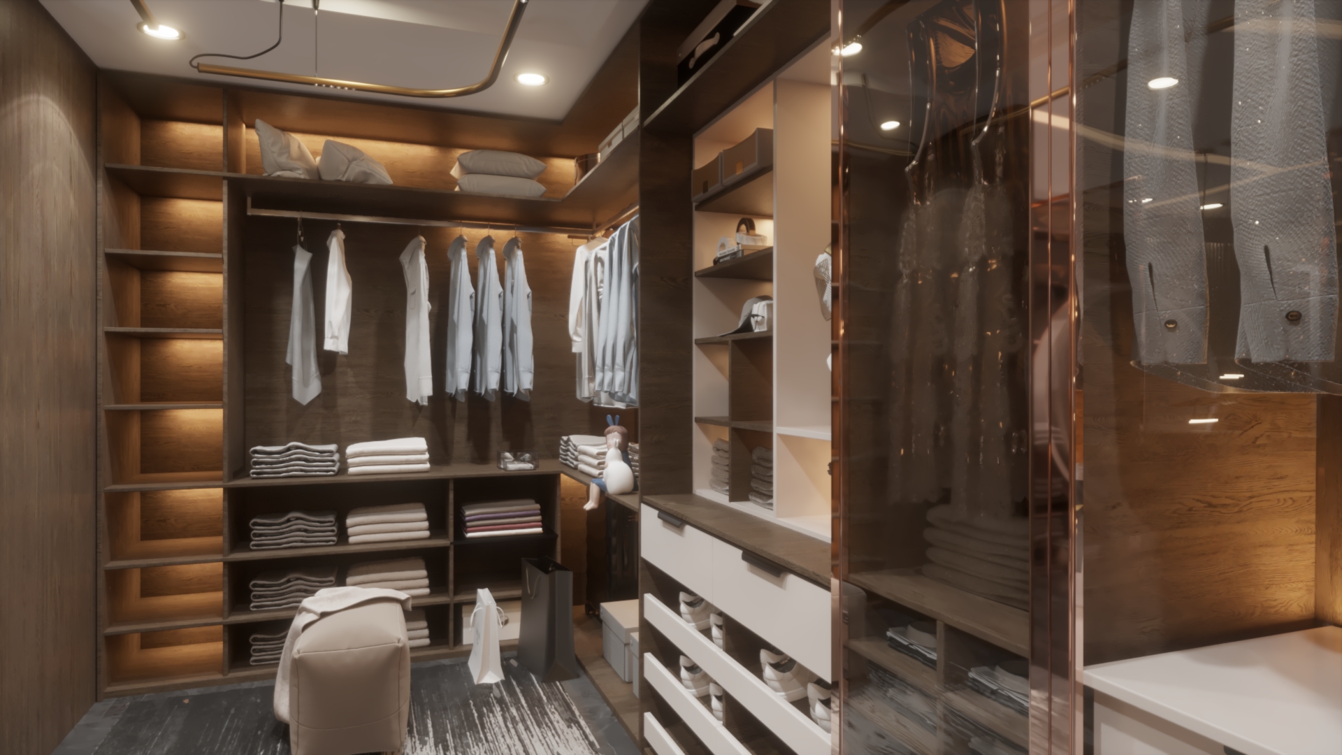 Master Bed Room and Dressing Room Modern-10