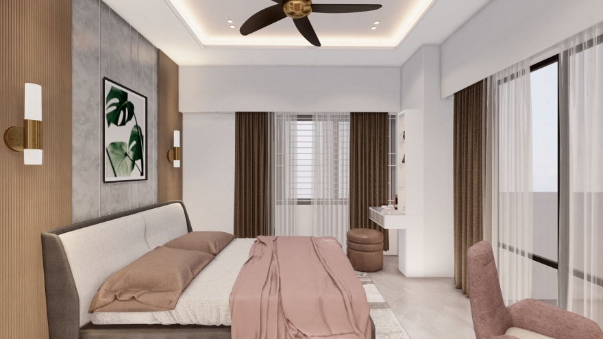 Mr· Forhad的3D室内可视化项目丨孟加拉国-22