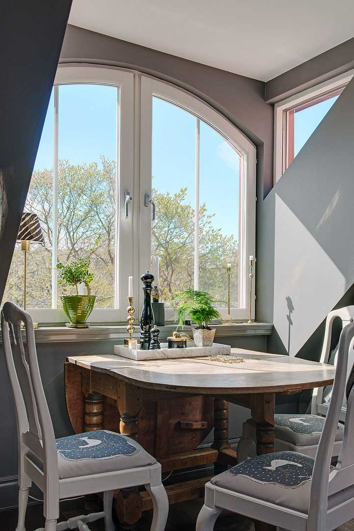 神秘魅力 | 瑞典哥特式顶层公寓设计-12