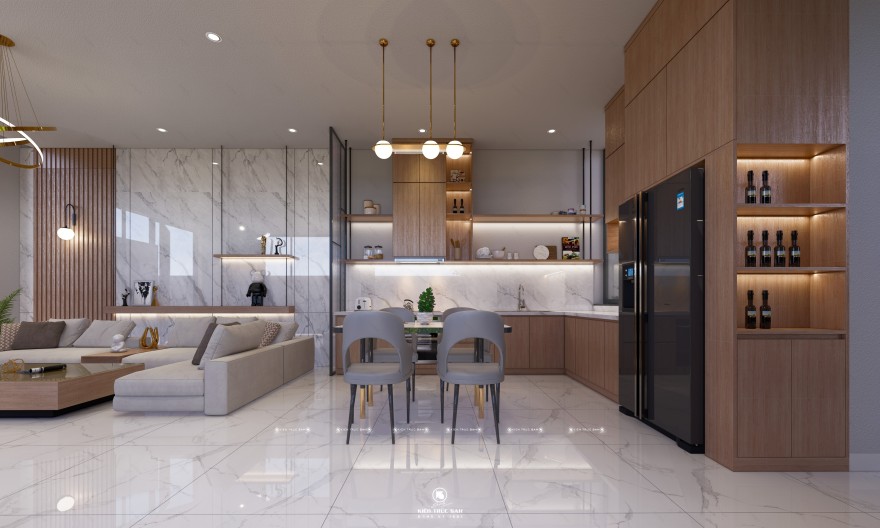 Open Sanctuary House | Living room open space-11