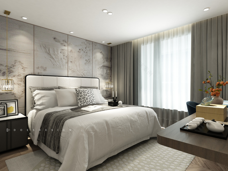 墨韵家居 · 现代水墨艺术空间设计-1