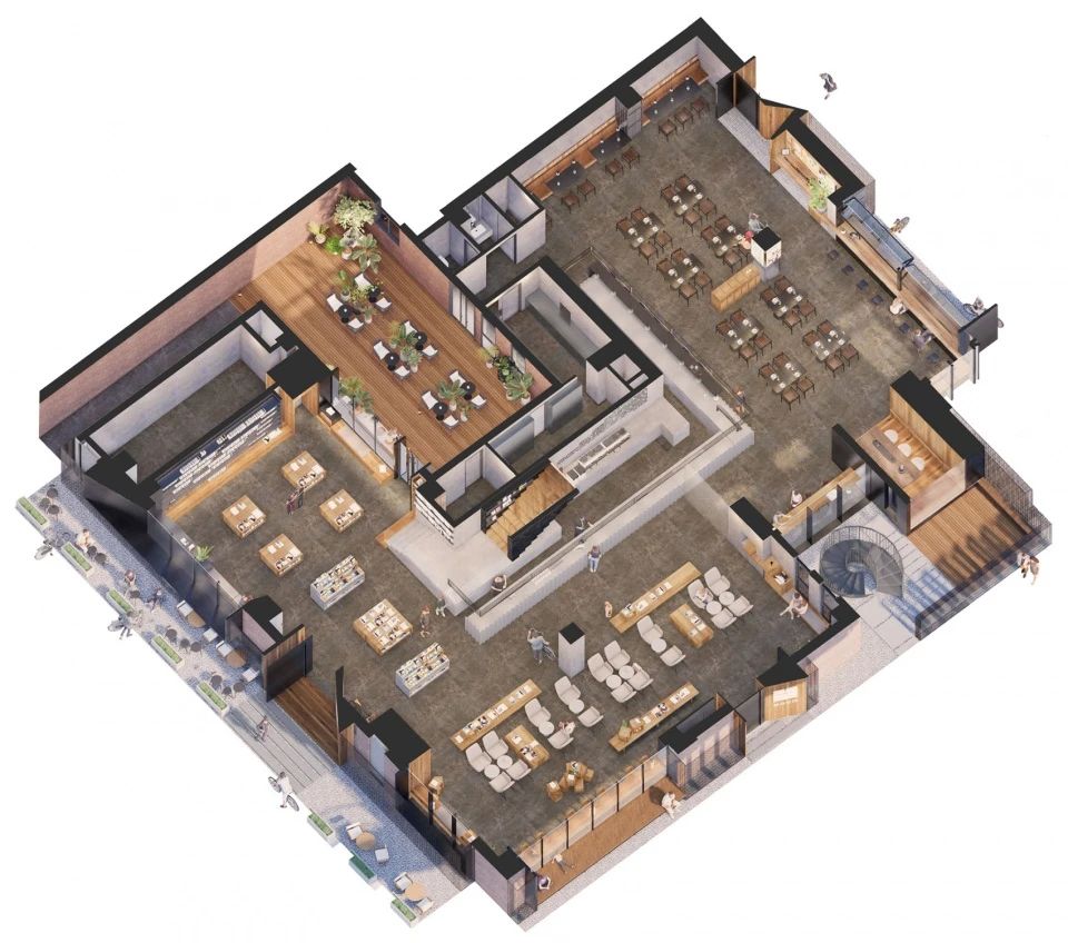 檀谷单向空间及十三邀小酒馆丨中国北京丨BUZZ庄子玉工作室-28