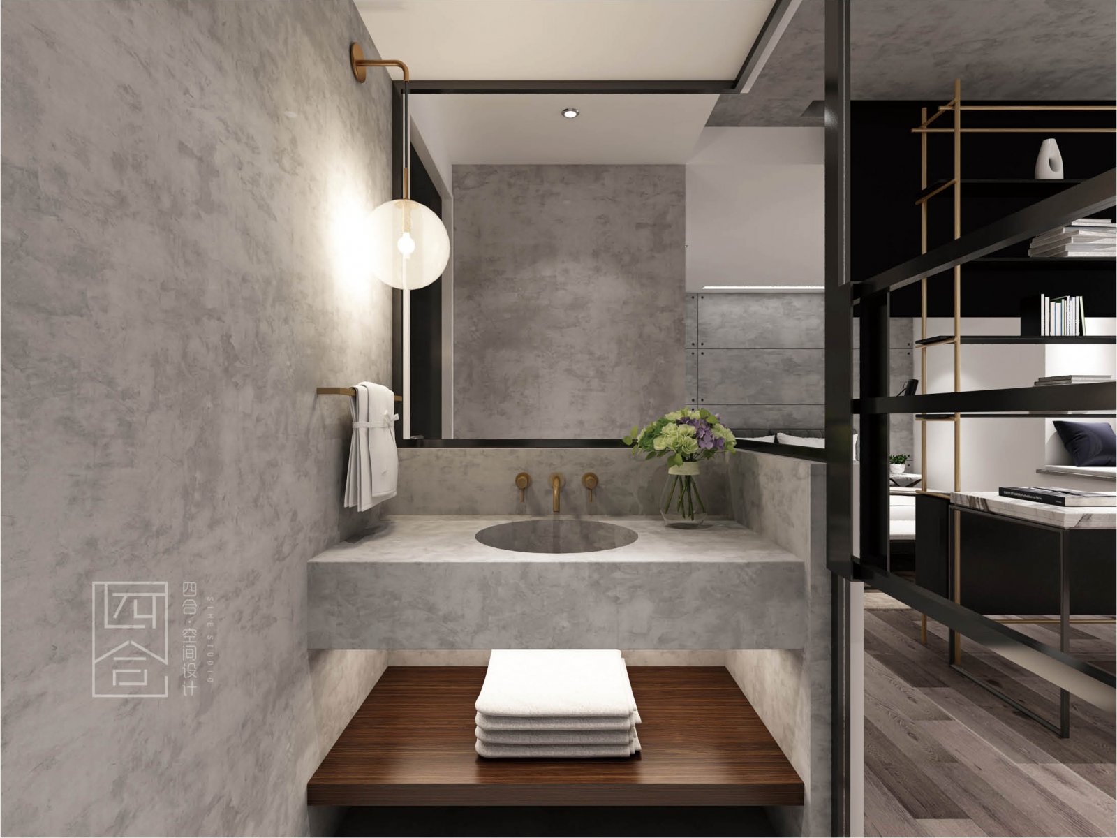 昆明清水混凝土住宅-6