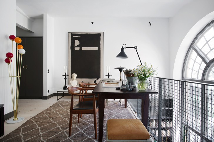 斯德哥尔摩惊艳弧形窗公寓-12