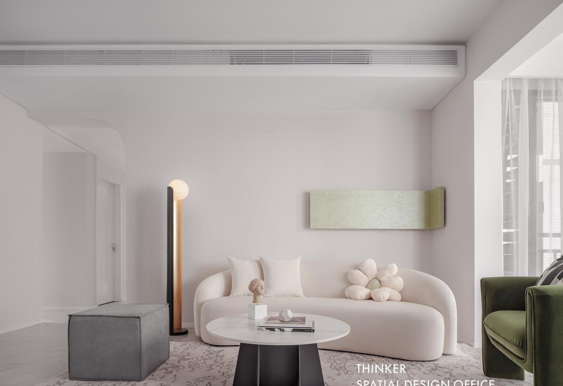 150 平奶油色家居-3