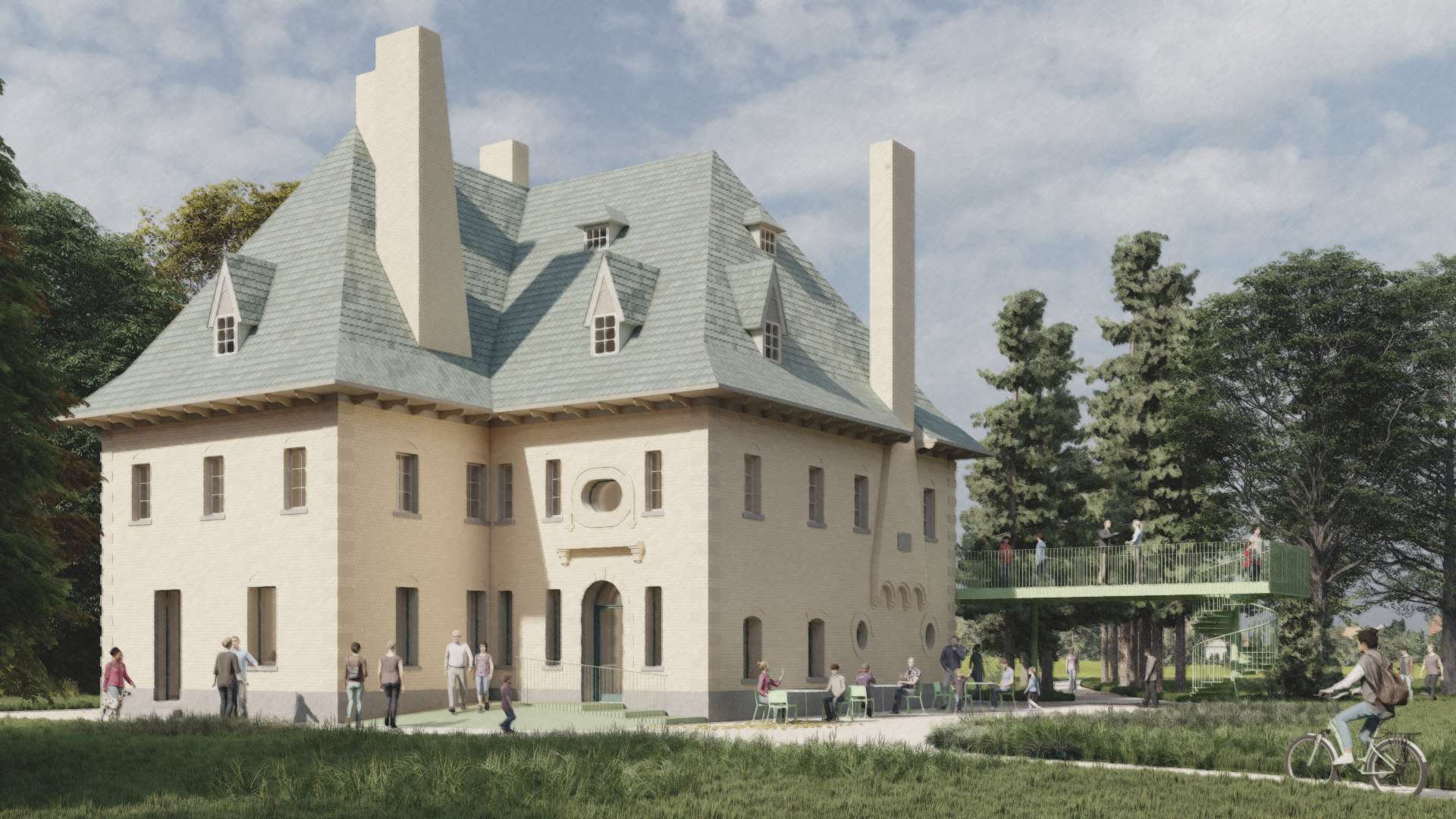 松讷贝克庄园（注：LANDHUIS通常可理解为庄园 ，ZONNEBEKE是一个地名，音译为松讷贝克） -20