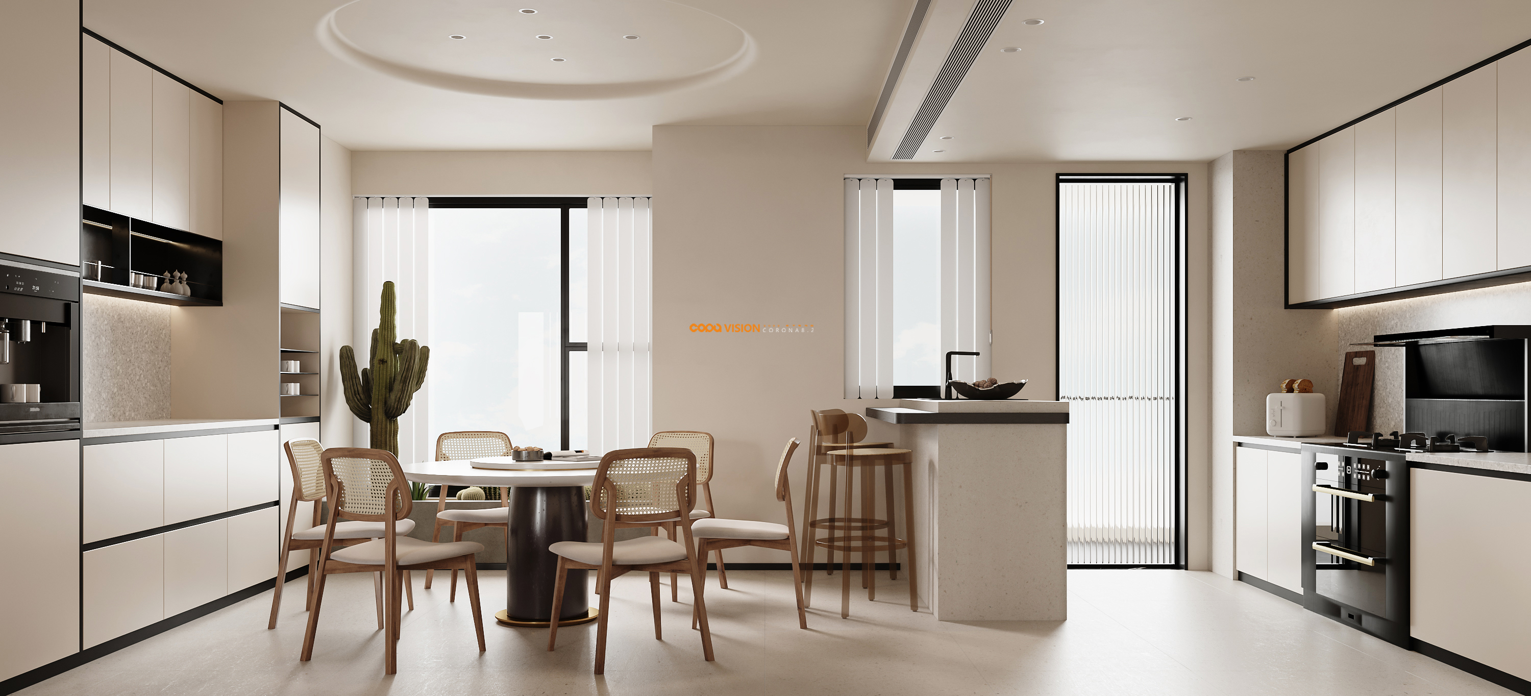 靠背视觉 2022 年中下旬家装效果图表现作品-28