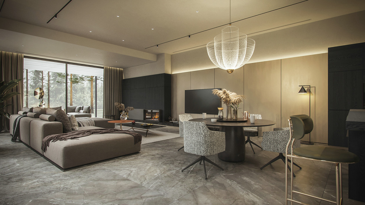 乡村别墅装修设计案例-7