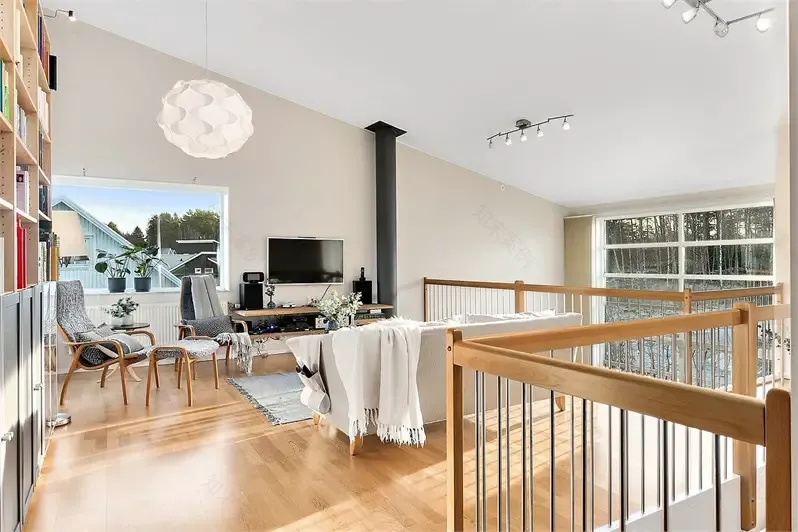 现代家居中的冬季树影 | 195 平米空间设计-18