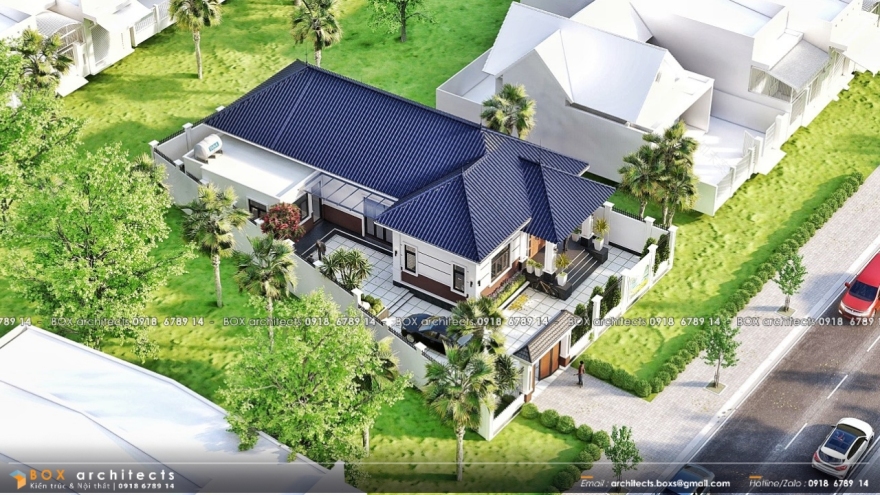 现代日式斜顶房屋·四级房屋-11