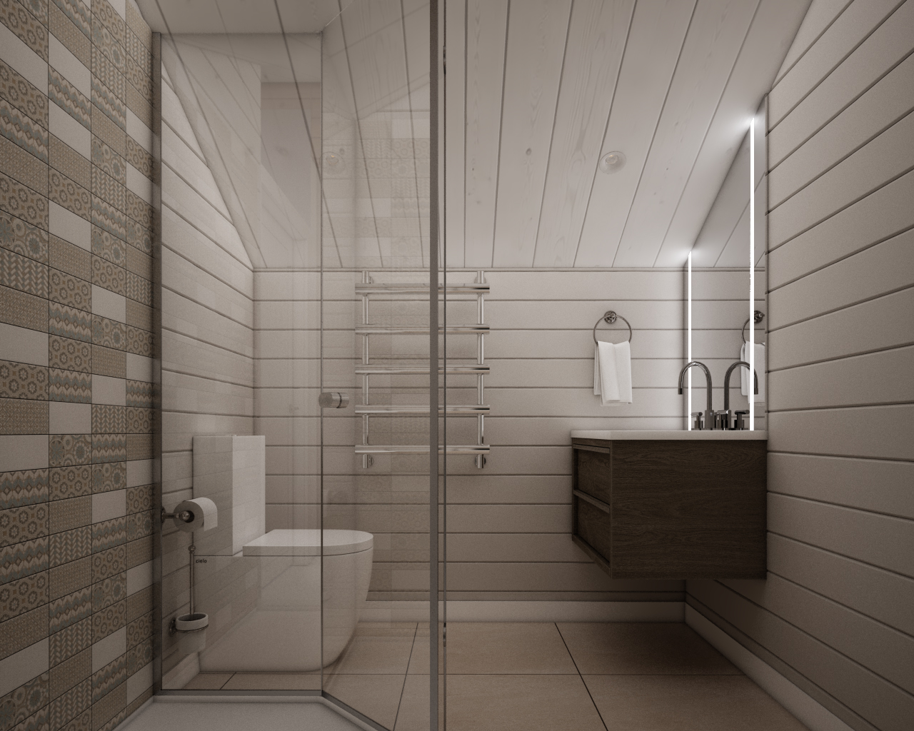 Яркий дом на Плещеевом озере в д. Купанское, 200 кв.м.-29