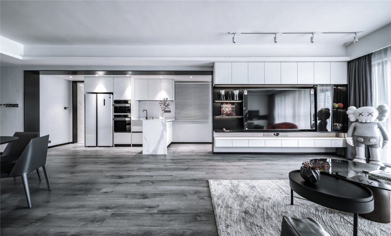 深圳 150 平现代简约家居,品质生活与艺术氛围的完美融合-38