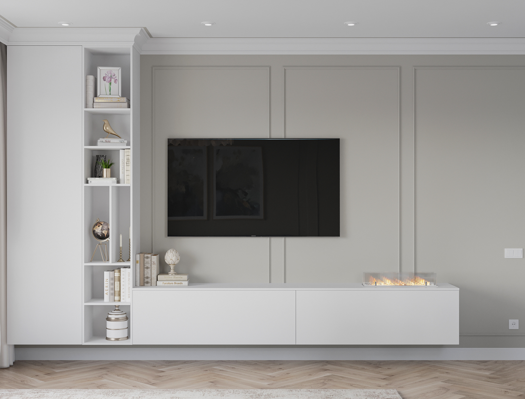 经典风格客厅与厨房设计丨@oreshksvetlana-5