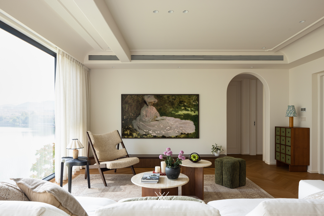 轻法&中古邂逅的湖景养老房设计丨中国杭州丨菲拉设计-6