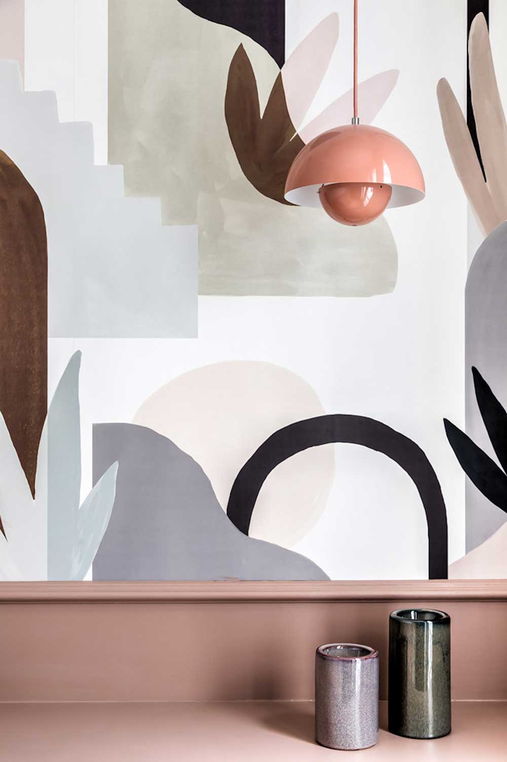 巴黎时尚公寓 | 弧形设计与色彩的完美结合-13