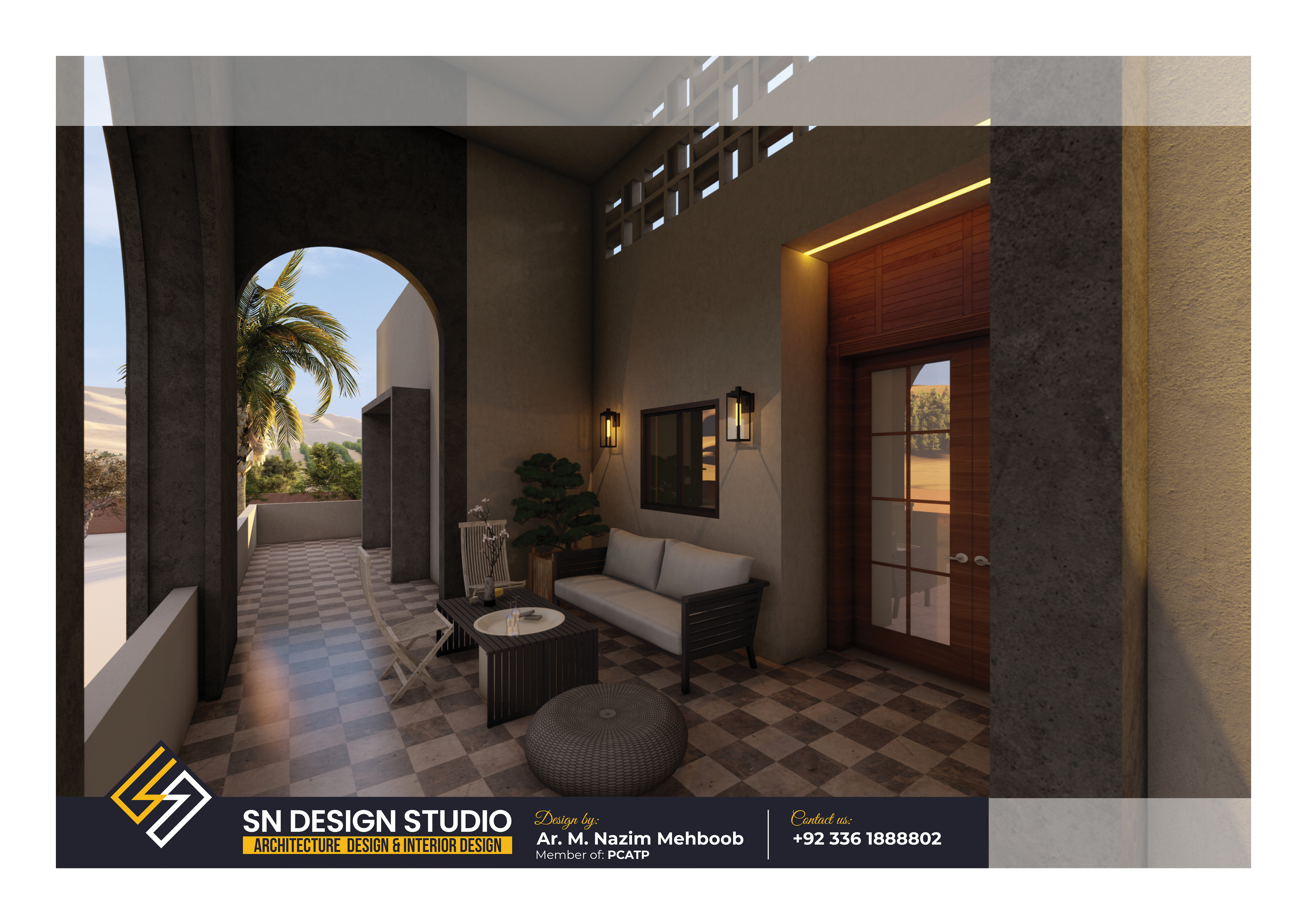 古典办公加居住丨巴基斯坦丨sndesignstudio-14