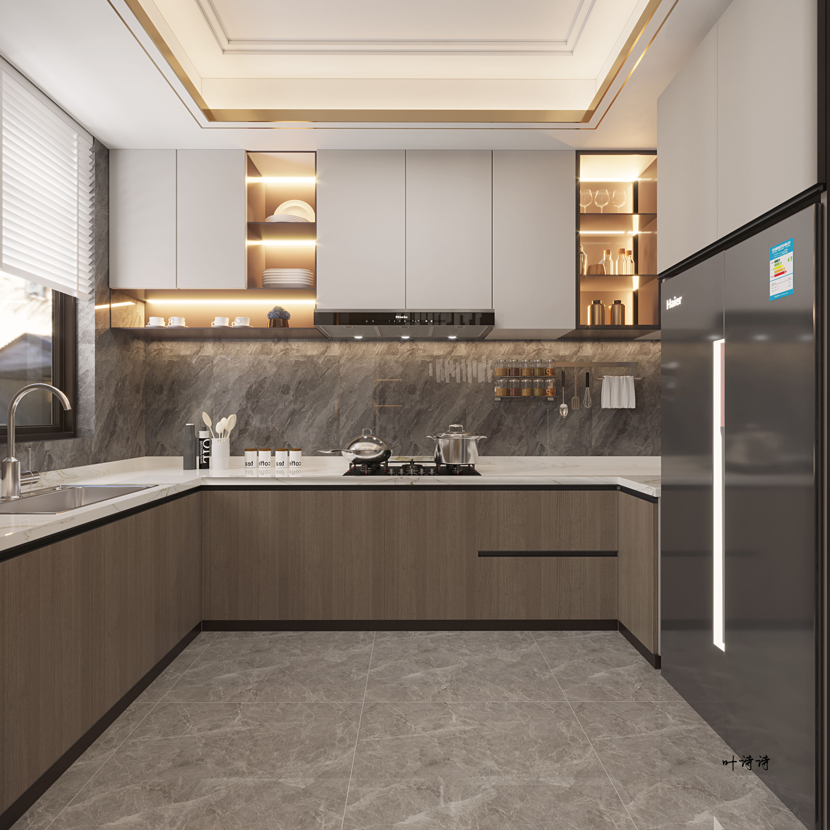 现代简奢风别墅，就是这么撩人！-4