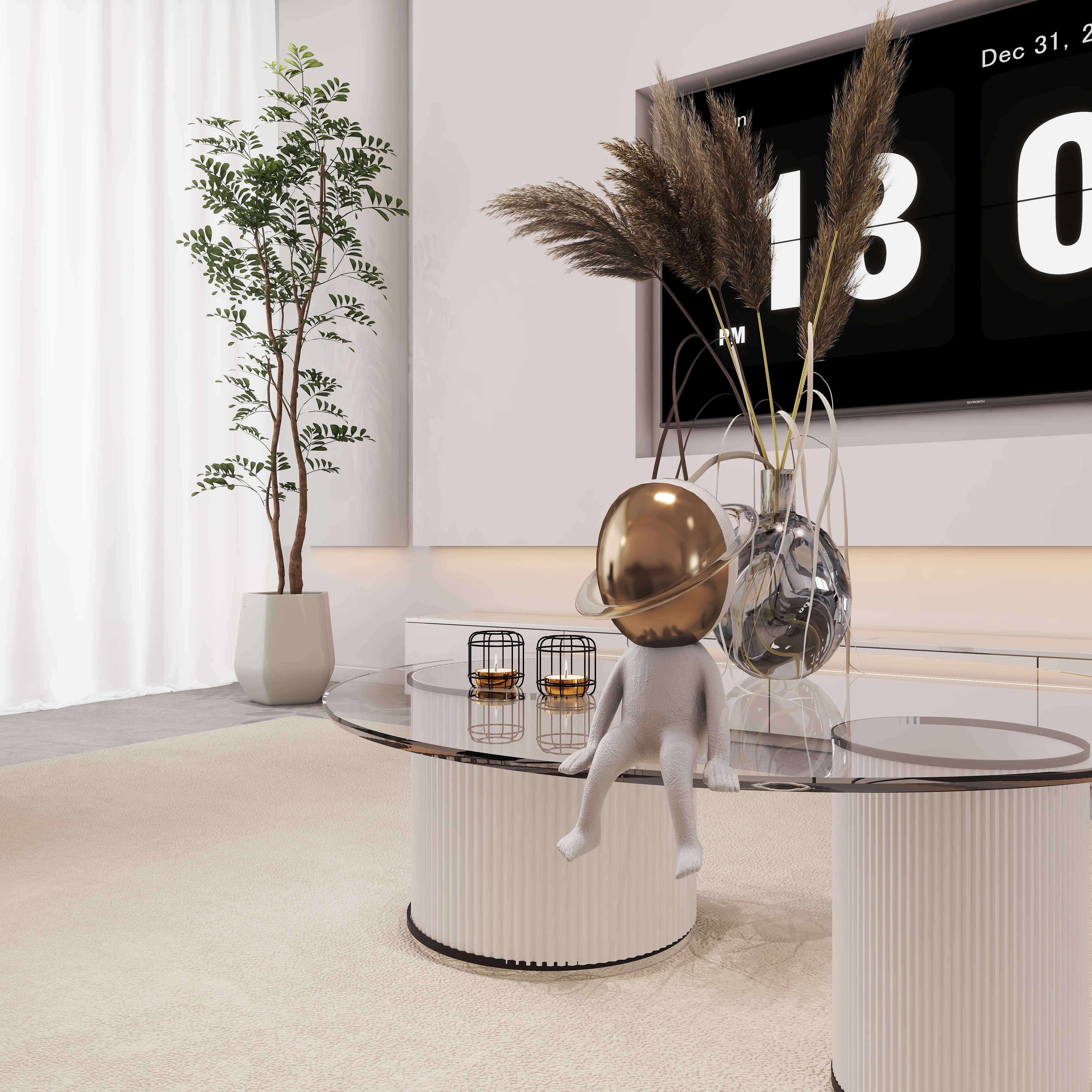 现代开放式平层丨中国重庆丨胡小波-4